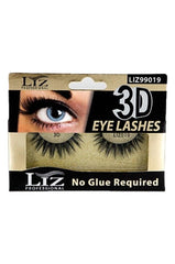 Liz Professional 3D No Glue Required Eye Lashes #019