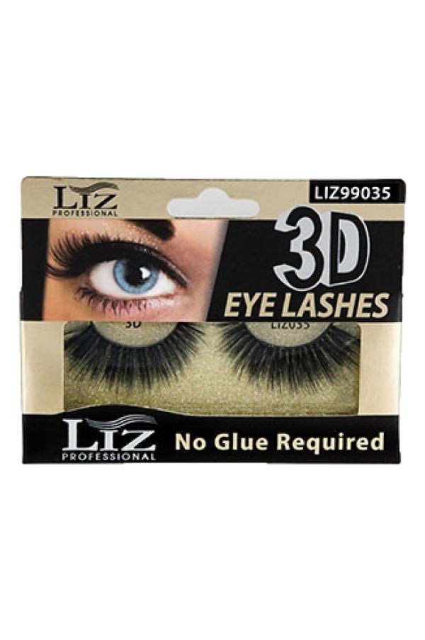 Liz Professional 3D No Glue Required Eye Lashes #035