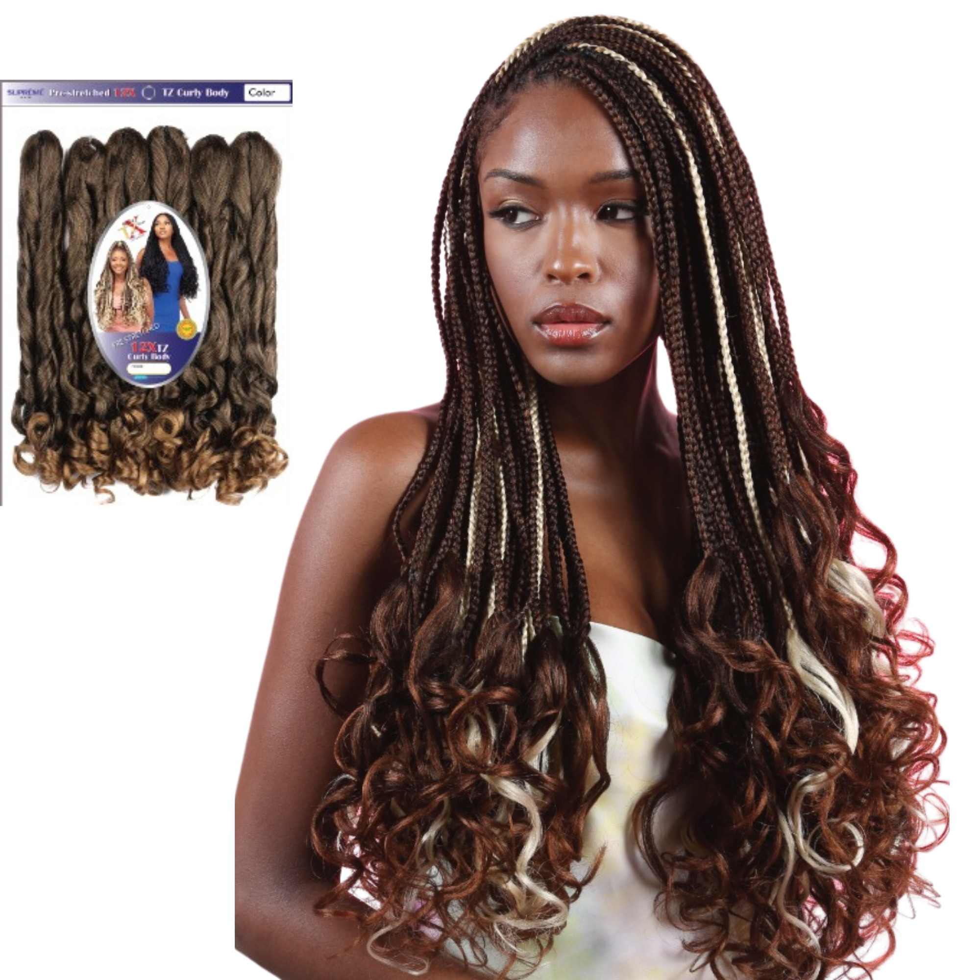 Supreme Hair Pre-Stretched 12X TZ Curly Body