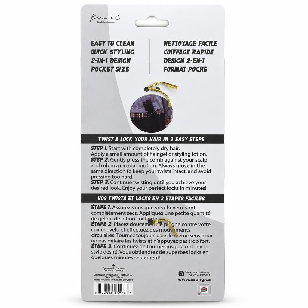 Kim & C Afro Twist Comb