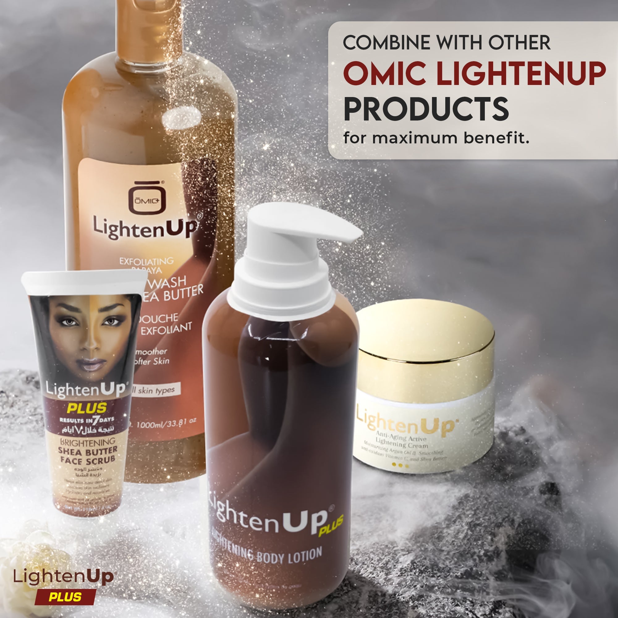 LightenUp Plus Brightening Body Lotion 400ml / 14.2 fl oz