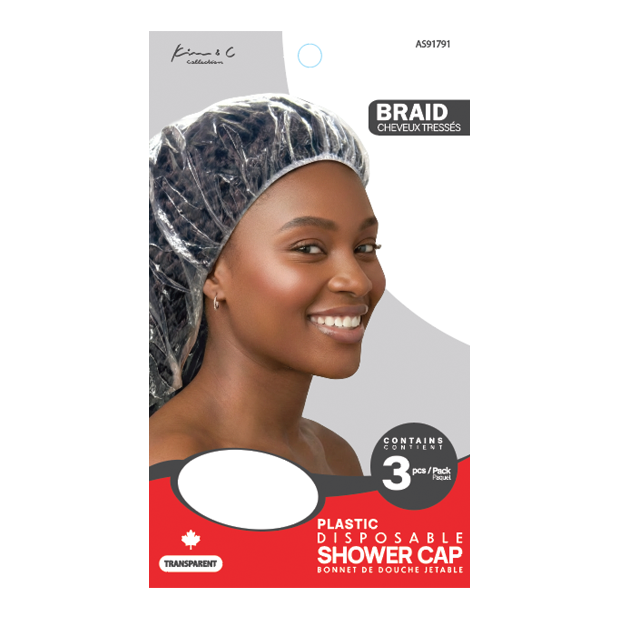Kim & C Disposable Shower Cap for Braid (3pcs)