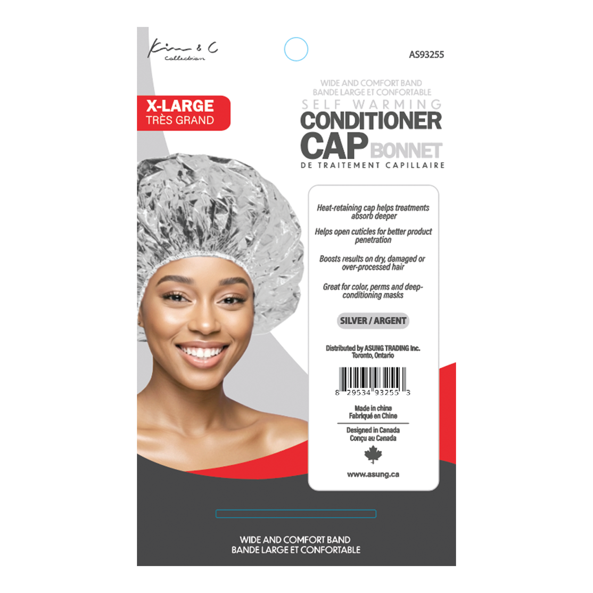 Kim & C Conditioning Treament Cap - Silver