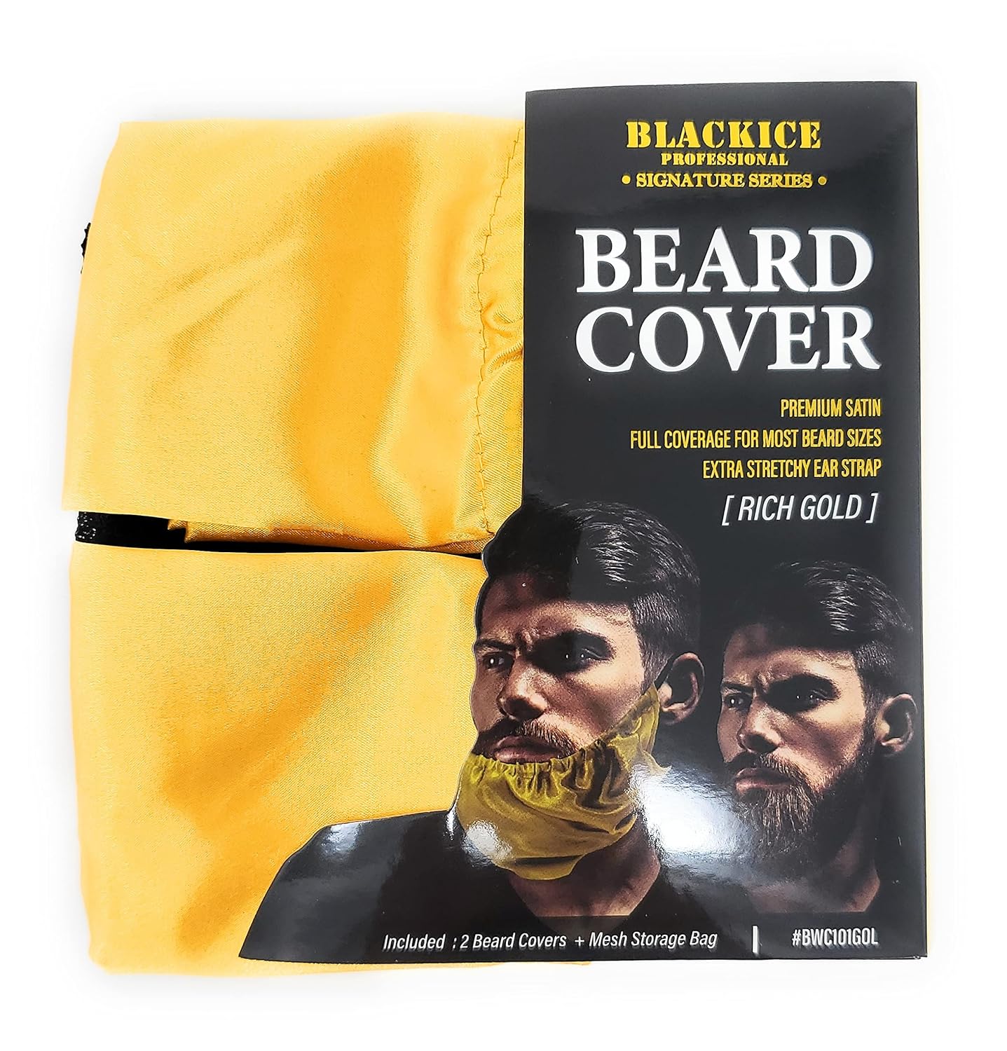 Black Ice Beard Cover - Gold