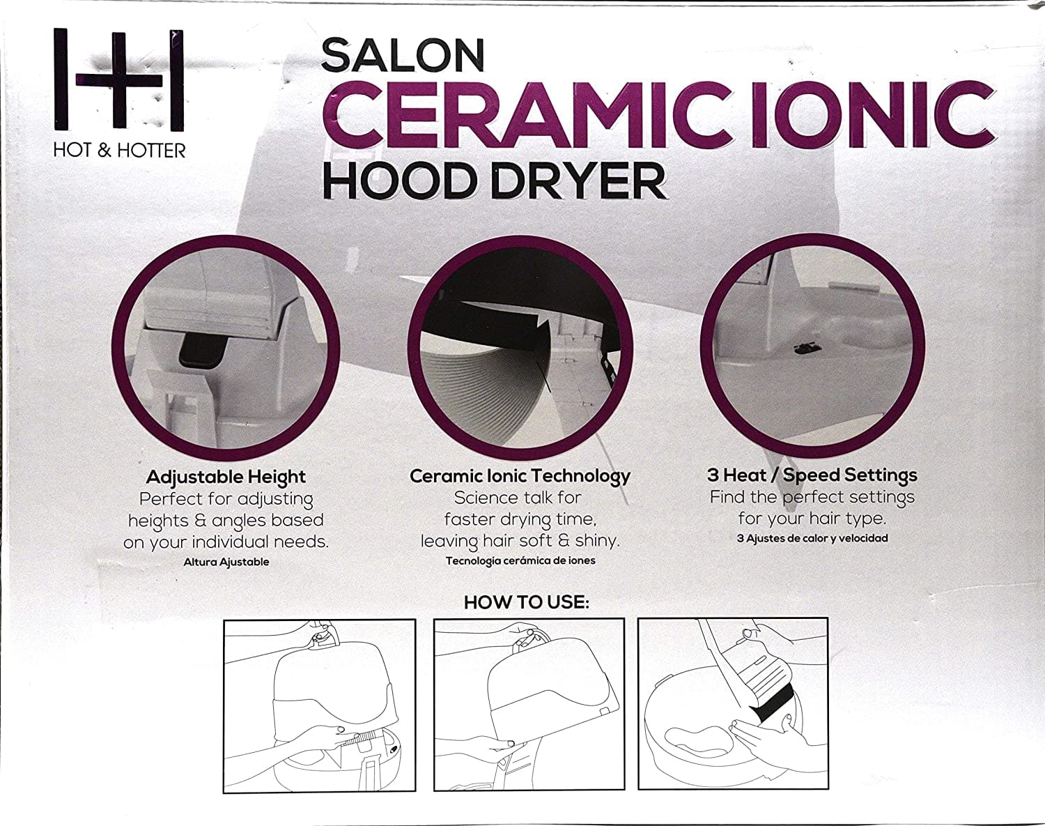 Hot & Hotter Hood Hair Dryer #5916