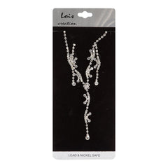 Necklace & Earring Set #278 Silver
