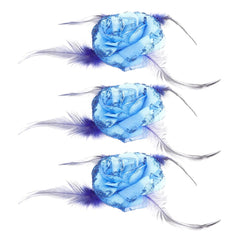 12pk Flower Hair Decoration - Assorted Tie & Pin #AS90029