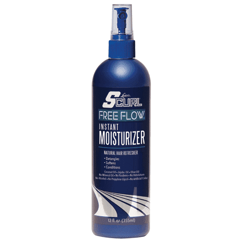 S-Curl Free Flow Charcoal Mint Instant Moisturizer