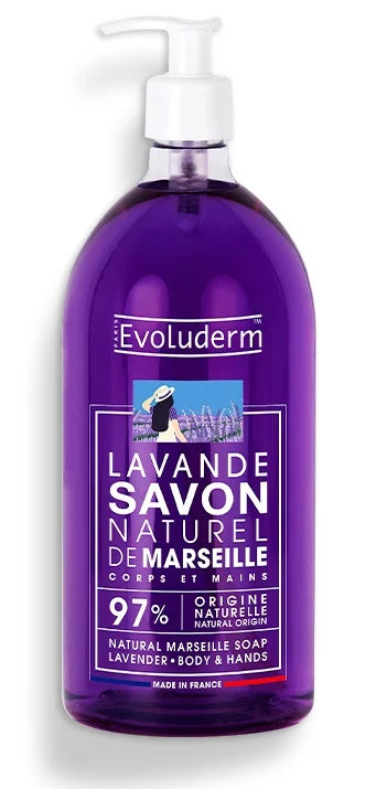 Evoluderm - Natural Marseille Soap Lavender 34 oz image 0