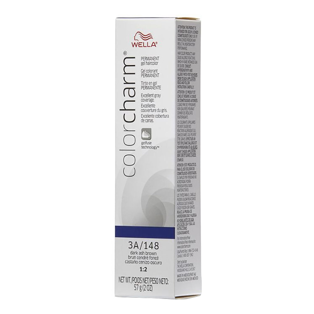 Wella Color Charm Gel Permanent Hair Color - 3A/148 Dark Ash Brown