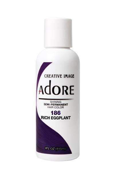 Adore Semi-Permanent Hair Color - 186 Rich Eggplant