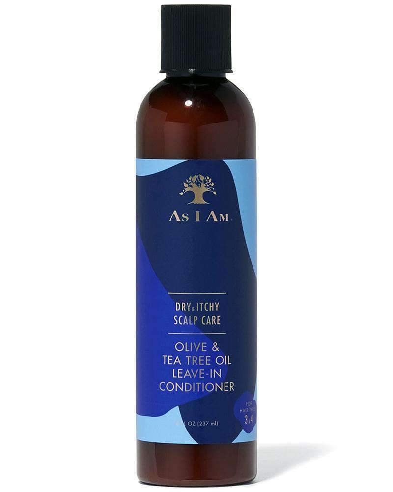 As I Am Dry & Itchy Scalp Care Olive & Tea Tree Oil Leave In Conditioner