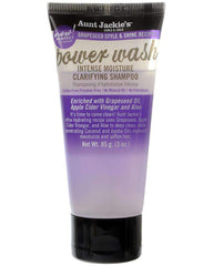 Aunt Jackie's Grapeseed Style & Shine Recipes "Power Wash" Intense Moisture Clarifying Shampoo 3oz