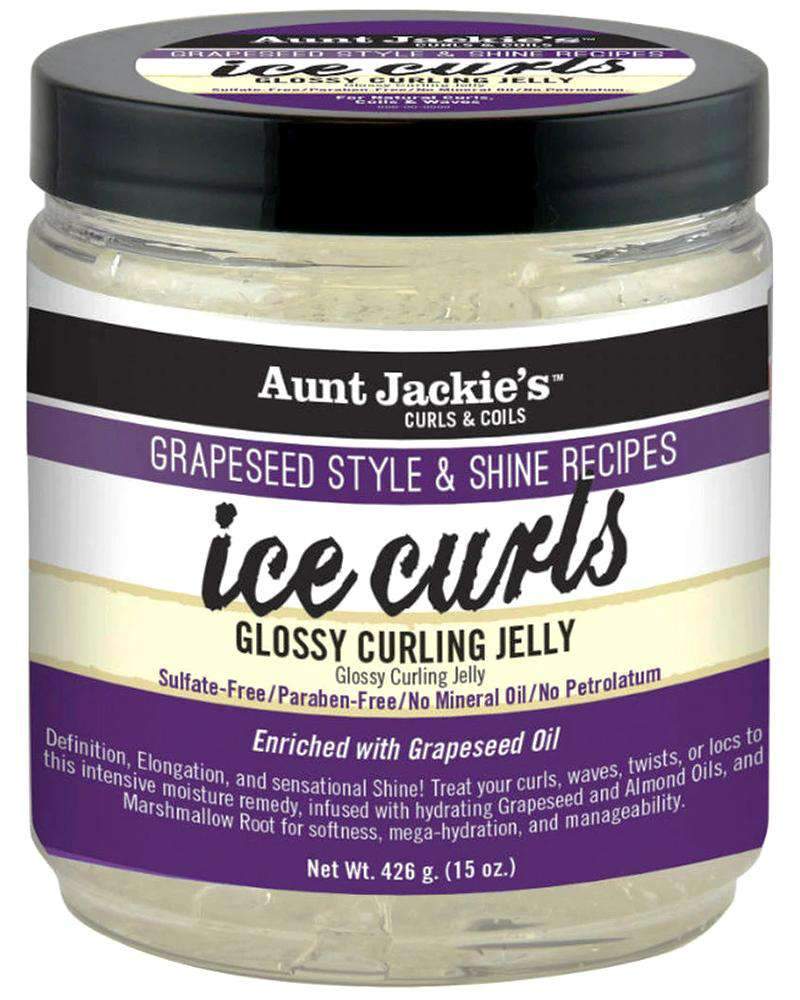 Aunt Jackie's Grapeseed Style & Shine Recipes "Ice Curls" Glossy Curling Jelly