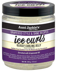 Aunt Jackie's Grapeseed Style & Shine Recipes "Ice Curls" Glossy Curling Jelly