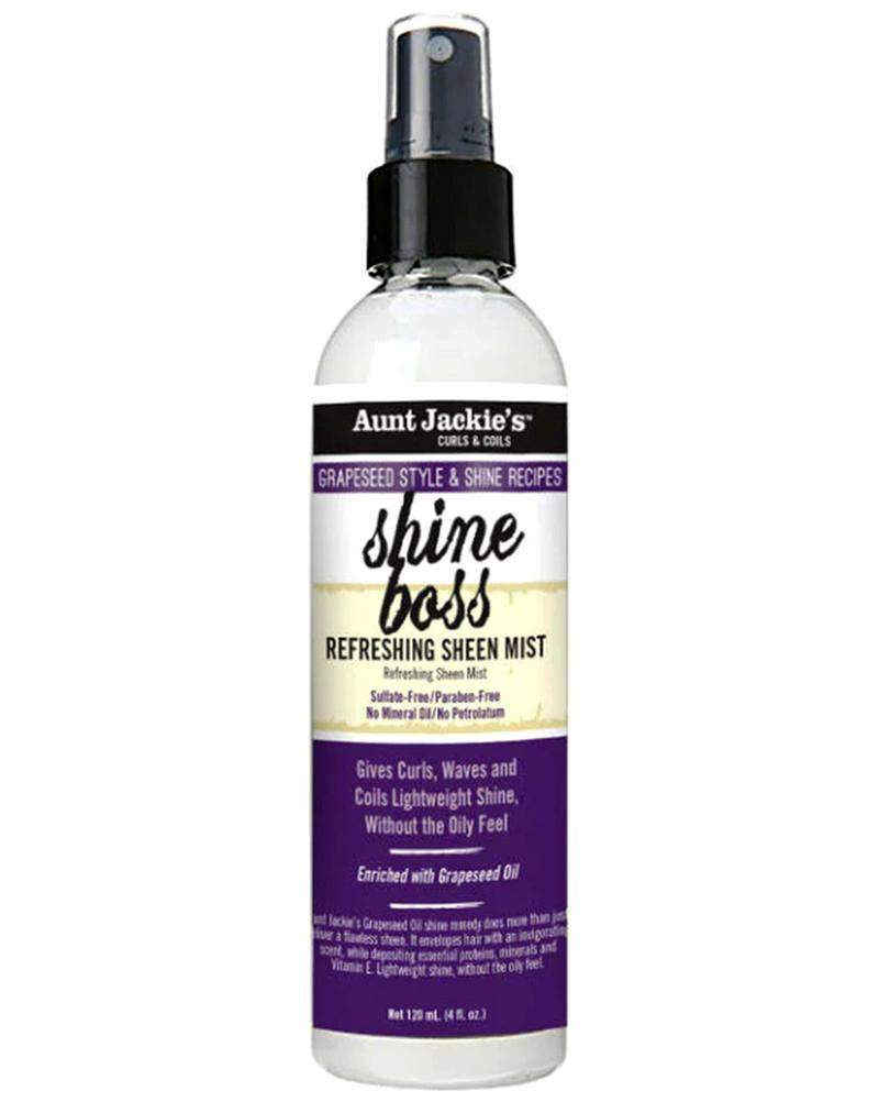 Aunt Jackie's Grapeseed Style & Shine Recipes "Shine Boss" Refreshing Sheen Mist