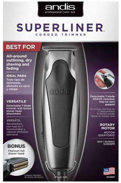 Andis SuperLiner Trimmer w/Bonus Shaver Head