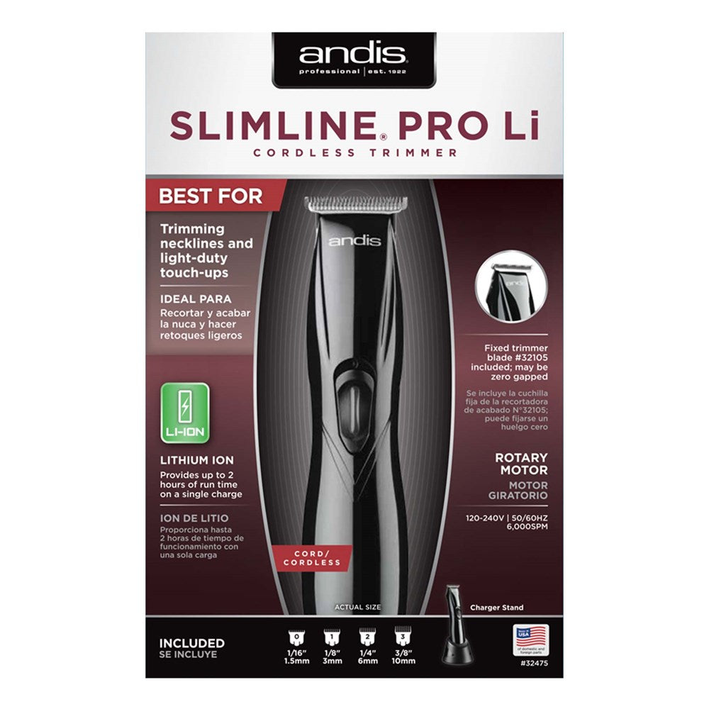 Andis Slimline Pro Li Cordless Trimmer - Black