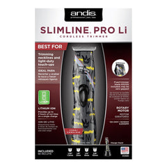 Andis Slimline Pro Li Cordless Trimmer - Nation Limited Edition