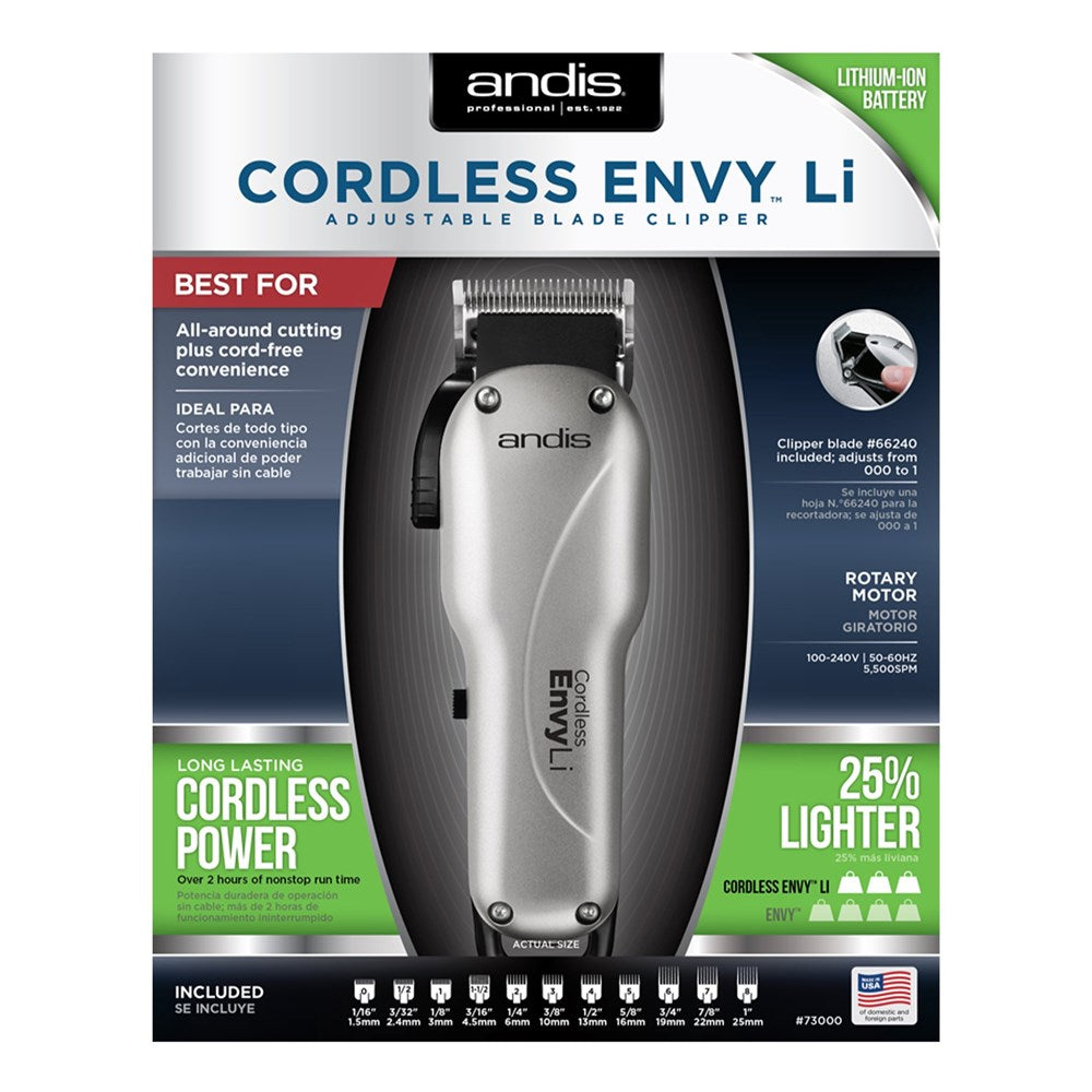Andis Cordless Envy Li Adjustable Blade Clipper