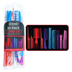 Annie Professional Comb Set 10pc - Assorted