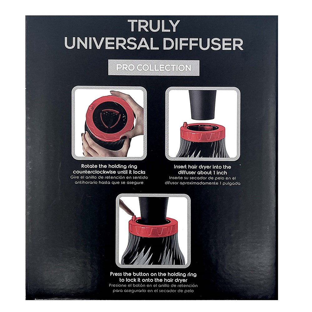 Hot & Hotter Truly Universal Diffuser Black & Red #2979