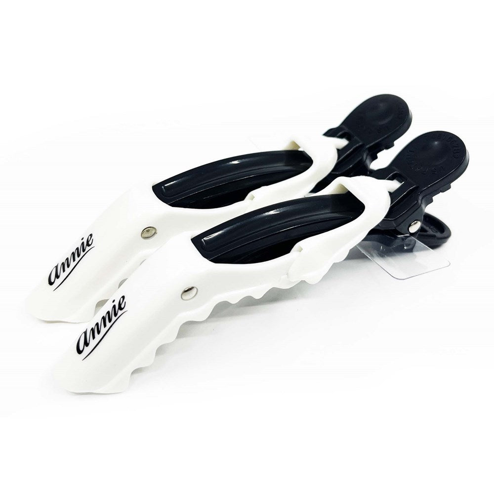Annie Crocodile Clips Black & White #3248