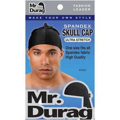 Mr. Durag Spandex Skull Cap Black #4350