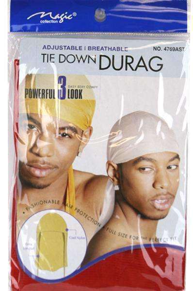 Magic Collection Adjustable Tie Down Du Rag #4769AST