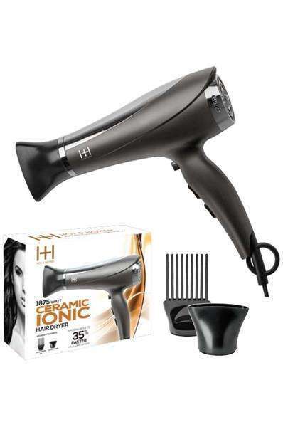 Hot & Hotter Ceramic Ionic 1875 Hair Dryer #5903