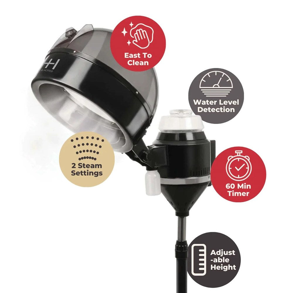 Hot & Hotter Professional Salon Stand Hair Steamer #5918