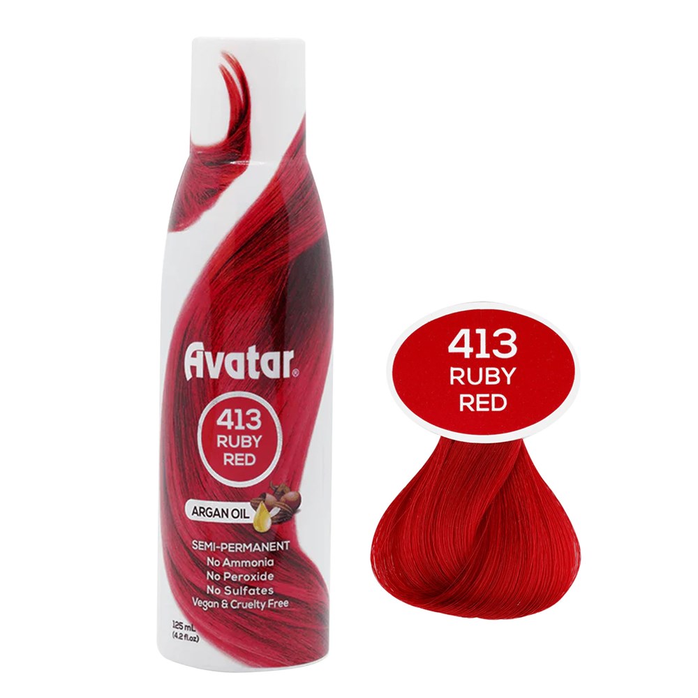 Avatar Luminous Semi-Permanent Hair Color - 413 Ruby Red