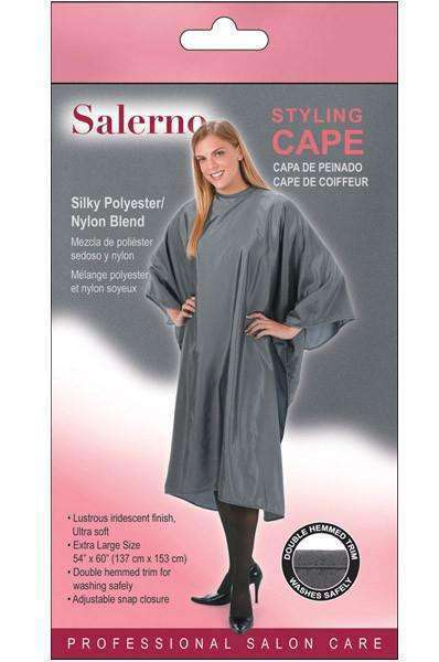 Salerno Silky Polyester Nylon Blend Styling Cape - Light Blue #7716