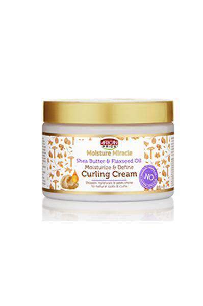 African Pride Moisture Miracle Shea Butter & Flaxseed Oil Curling Cream