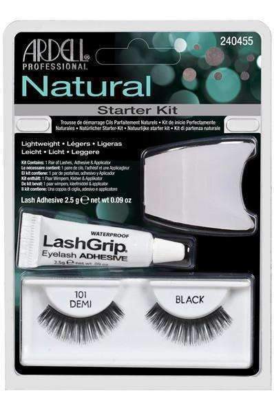 Ardell Natural Lashes Starter Kit - 101 Demi Black