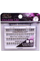 Ardell Double Up Individual Lashes - Knotted Double Flares Short Black