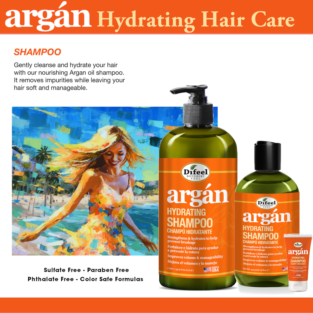 Difeel Argan Hydrating Shampoo