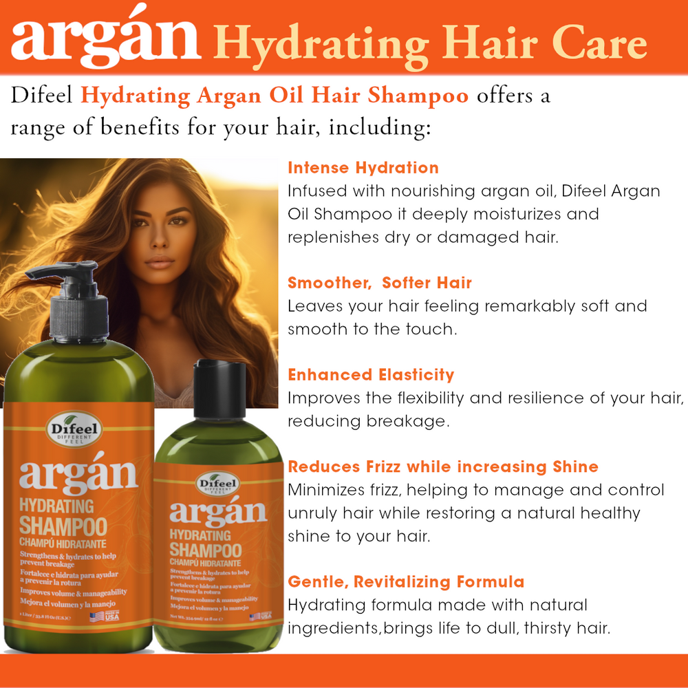 Difeel Argan Hydrating Shampoo