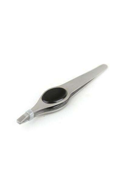 Square Tip Tweezer w/ Rubber