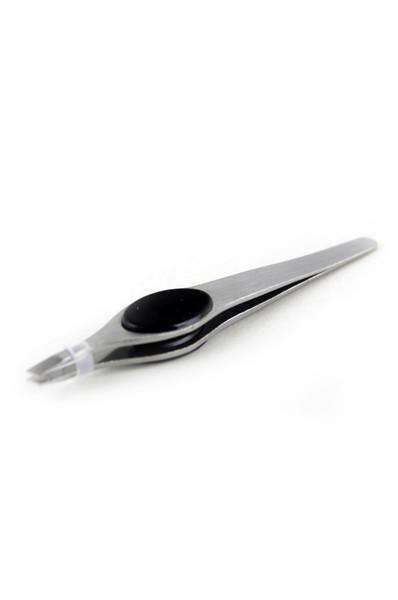 Slant Tip Tweezer w/ Rubber