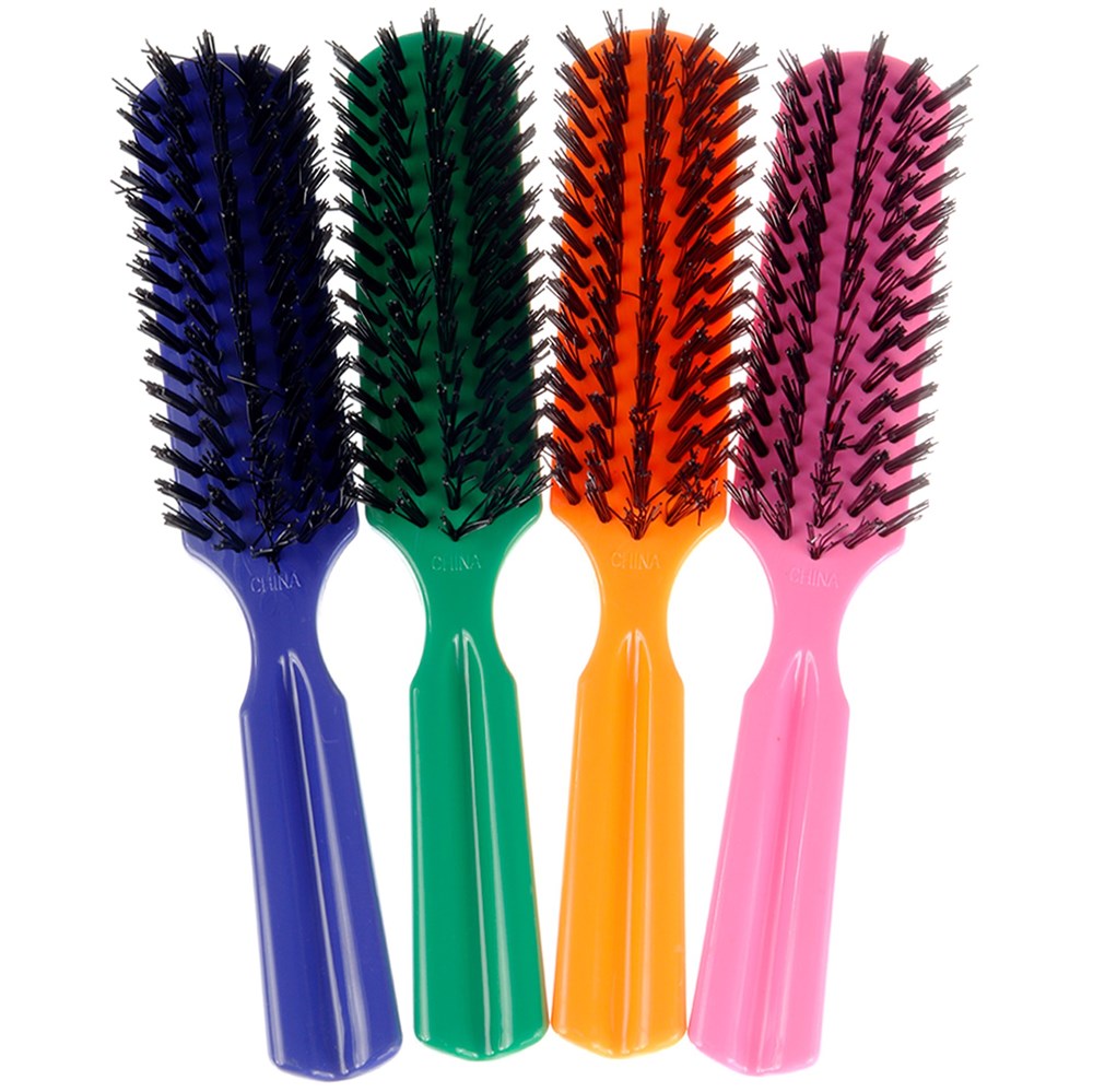 Large Plastic Brush - Assorted 12pcs