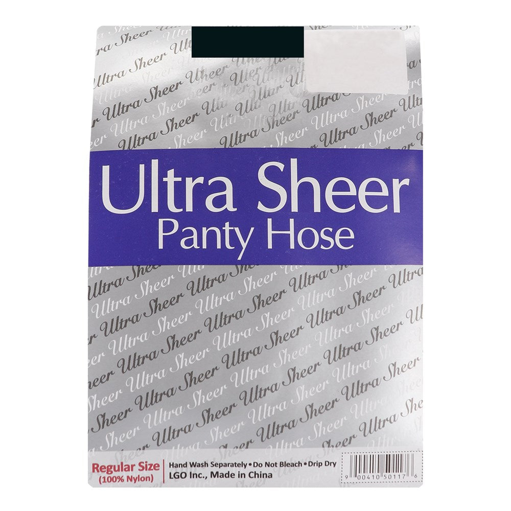 Ultra Sheer Panty Hose 6pk - Off Black