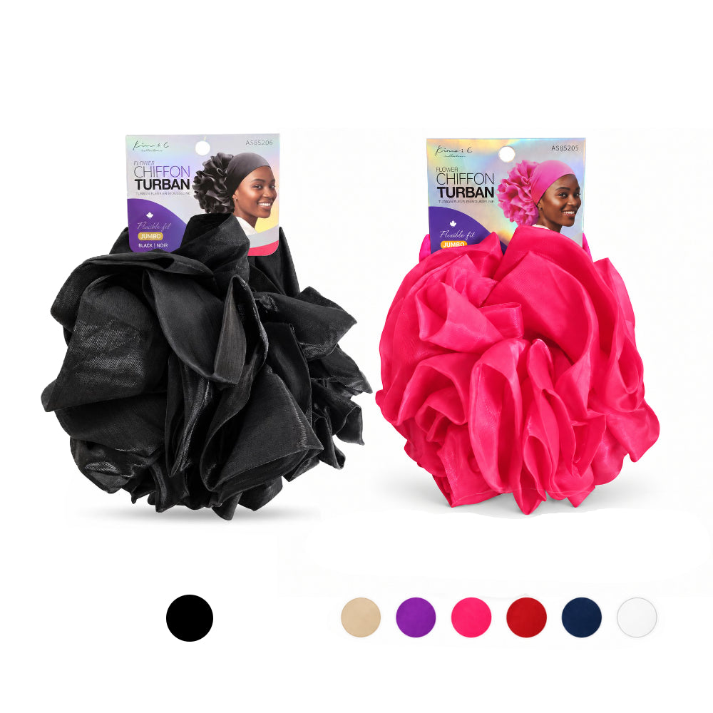 Kim & C Jumbo Chiffon Flower Turban