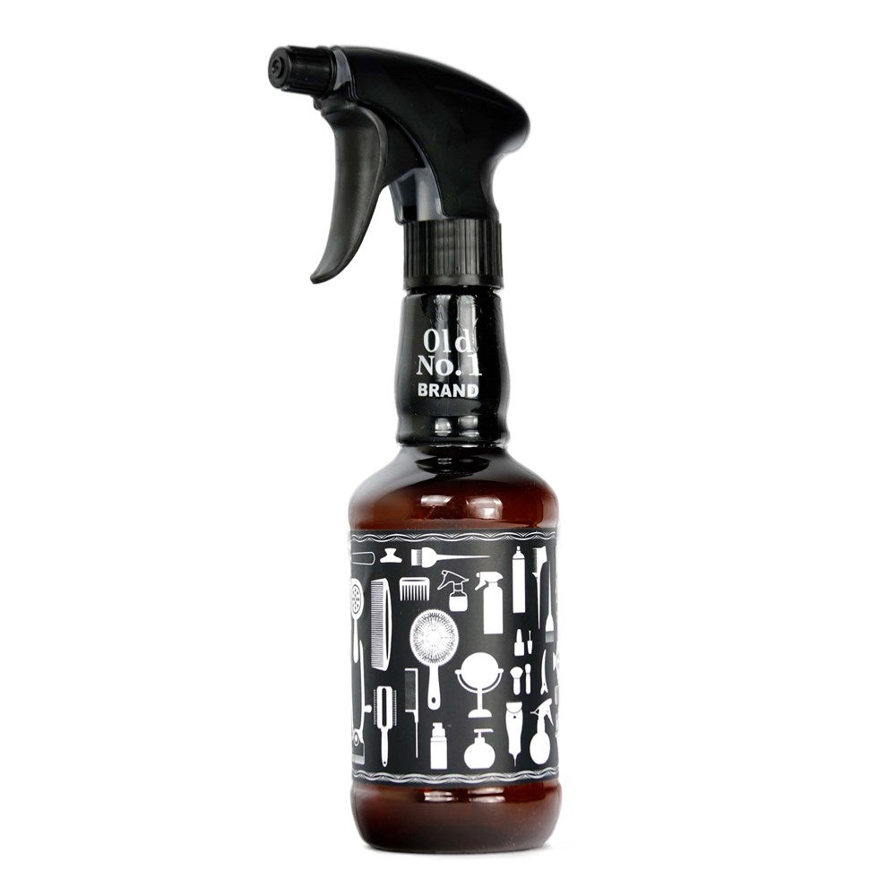 Barber Round Spray Bottle - Brown