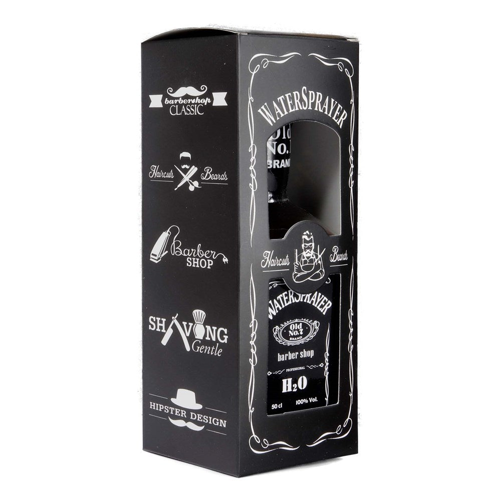 Square Barber Spray Bottle 11oz - Brown