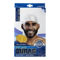 Silky Satin Tie-Down Durag #91616 Assorted