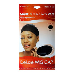 Deluxe Wig Cap 2pcs - Black