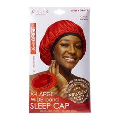 X-Large Wide Band Sleep Cap #91629 Assorted