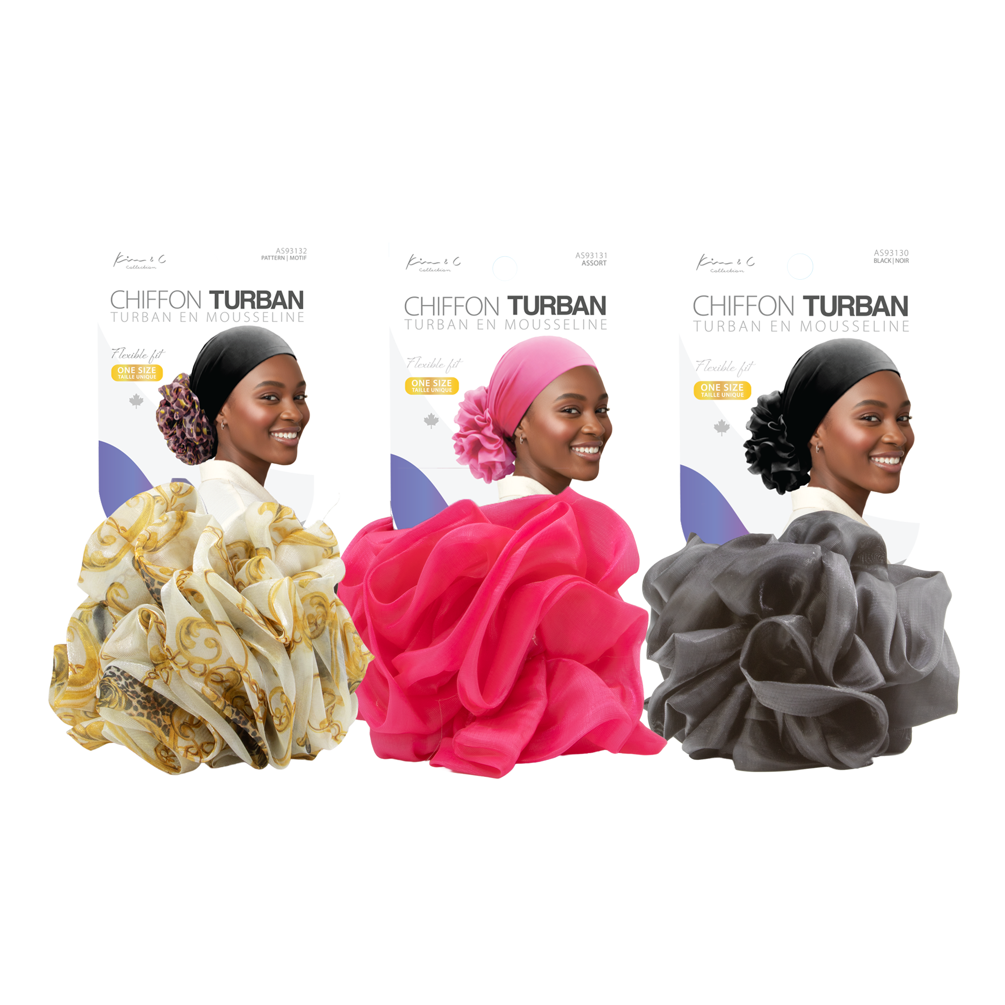 Kim & C Premium chiffon Turban