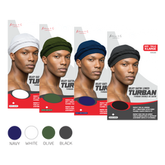 Kim & C Pre-Tied Silky Satin Lined Turban